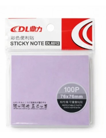 BLOCK ADHESIVO STICK 76X76 PASTEL DL6012